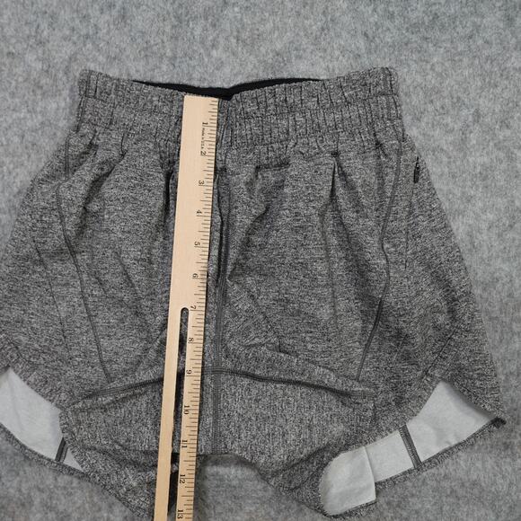 Lululemon Shorts Womens 4 Track That 5" Run Athletic Gym Workout Heathered Gray - Picture 3 of 8